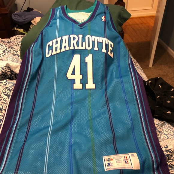 glen rice charlotte hornets jersey